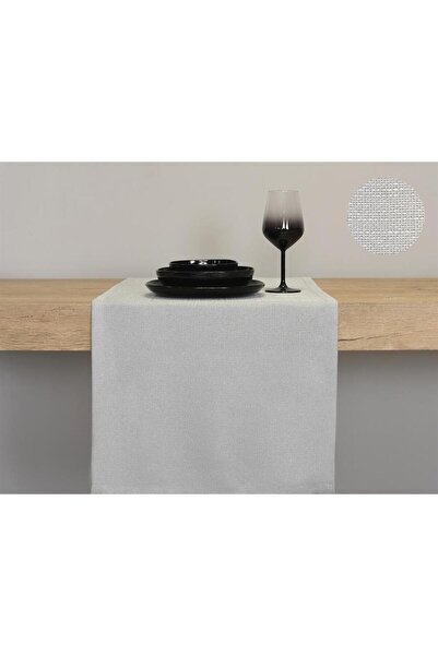 GOCCIA HOME Özel Tasarım Parlak Runner Gri