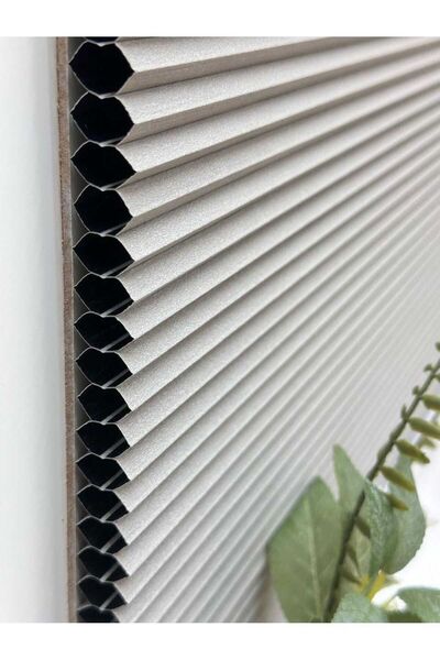 YAZAR HOME Honeycomb (BAL PETEĞİ) Açık Gri %100 Karartma Ve Isı Yalıtımlı Plise Perde