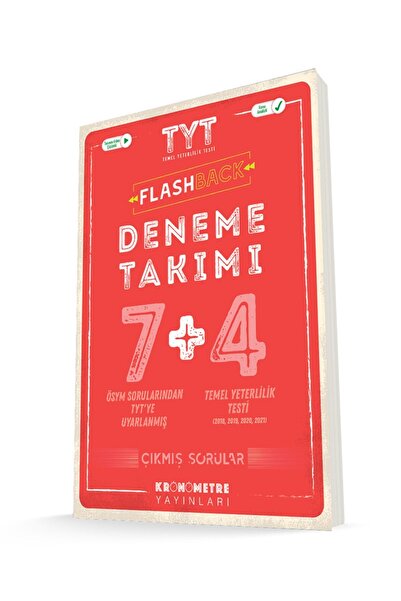 Kronometre Yayınları Tyt Çıkmış Sorular Kronometre Tyt Flashback 7+4 Deneme T...