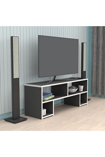 Kenzlife Televizyon Sehpası Abudabi Gri 040*080*30 Tv Ünitesi