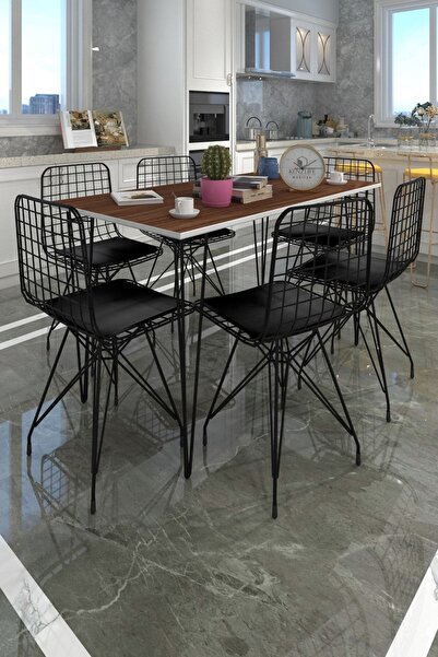 Kenzlife Knsz Masa Sandalye Takımı Hem75Mazlum Cvzsyh 130*070 6 Sandalye Syhsyh