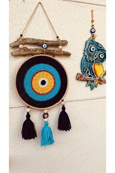 MakromeNis Nazarlık Nazar Boncuğu Düşkapanı Duvar Süsü Kapı Süsü