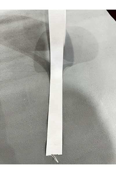 paşateks since 1995 şekil 4 Cm Satin Grosgrain Ribbon Ecru-5 Meters