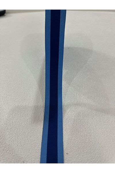 paşateks since 1995 şekil 2.5 cm striped ribbon blue 5 meters