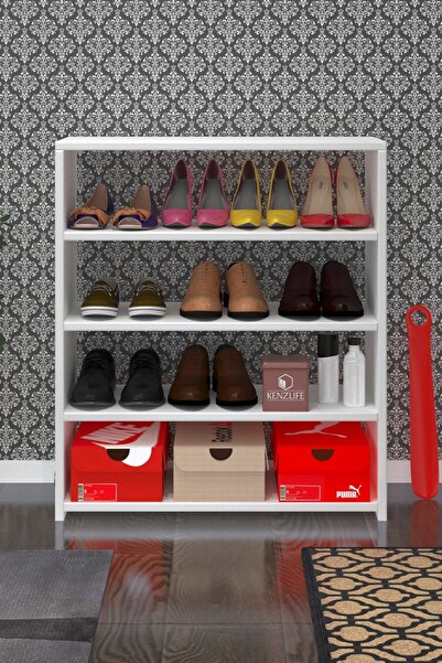 Kenzlife Ayakkabılık Goya Byz 080*70*30 Arkalıksız Ayakkabı Ofis Dolabı