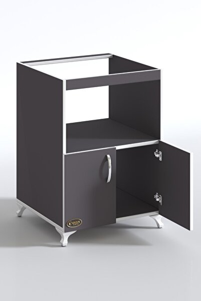 Kenzlife ocak dolabı bade gri 85*60*57 mutfak modül mini fırın  ankastre ocak için