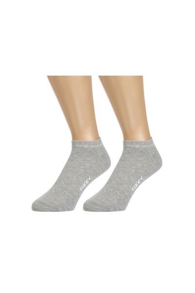 Ozzy Socks 5 пар безшовних бавовняних сірих шкарпеток для літа, міцні п'ятка і носок