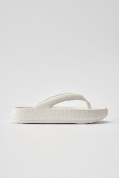OZYO Camilo White Flip Flops Platform Beach - Casual Slippers