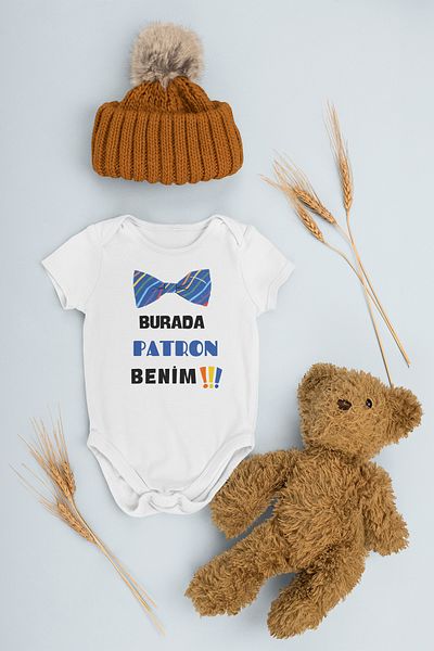 ADABEBEK Printed Boss and Snap Body for Baby Boy - My Writing 20509
