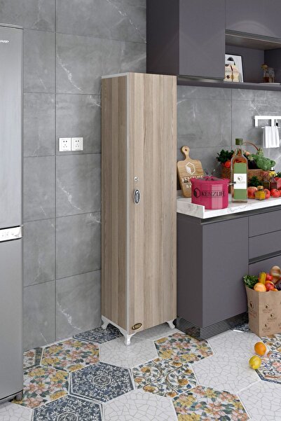 Kenzlife Mutfak Dolabı Zehra 168*030*032 Crd Kilitli Ayaklı Banyo Evrak Ofis ...