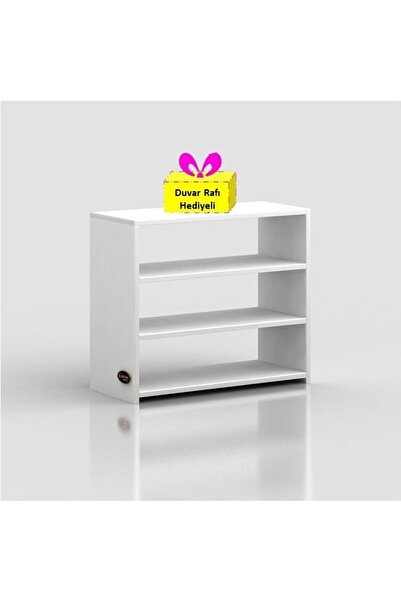Kenzlife Ayakkabılık Goya Byz 060*70*30 Arkalıksız Ayakkabı Ofis Dolabı + Tek...