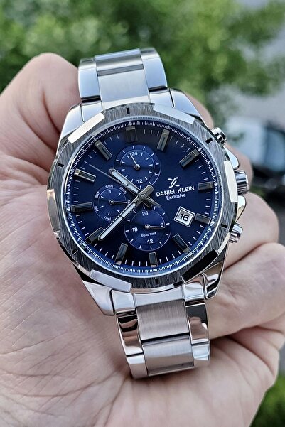 Daniel Klein Kadranı Lacivert Kordonu Gümüş Renk Ayarlanabilir Kordonlu Fonks...