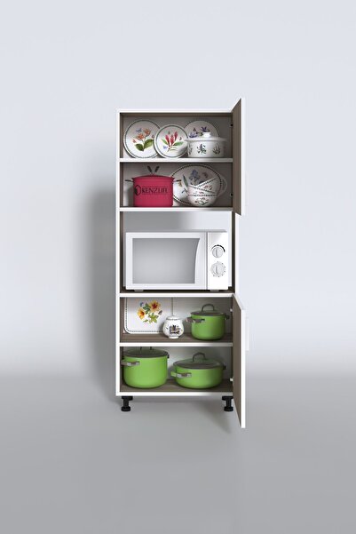 Kenzlife Mini Fırın Dolabı Gökhun Crd 148*60*30 Ayaklı Mikroalga Midi Fırın Mutfak