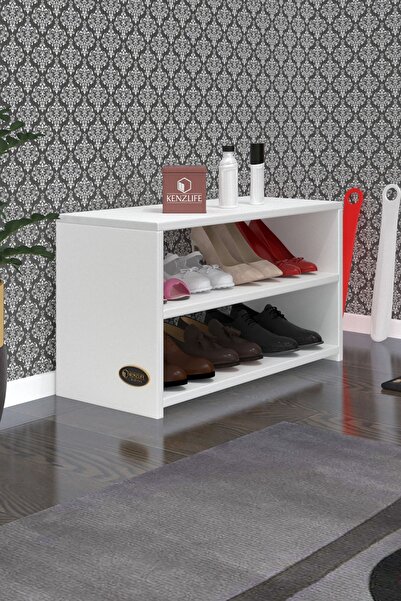 Kenzlife Ayakkabılık Goya Byz 040*70*30 Arkalıksız Ayakkabı Ofis Dolabı