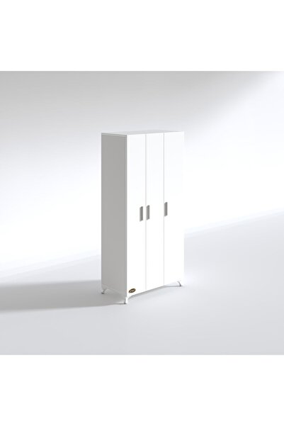 Kenzlife Gardırop 3 Kapılı Menekşe 168*80*42 Byz Ayaklı Gardolap Dolap Ofis