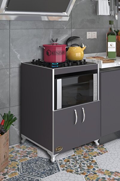 Kenzlife ocak dolabı bade gri 85*60*57 mutfak modül mini fırın  ankastre ocak için