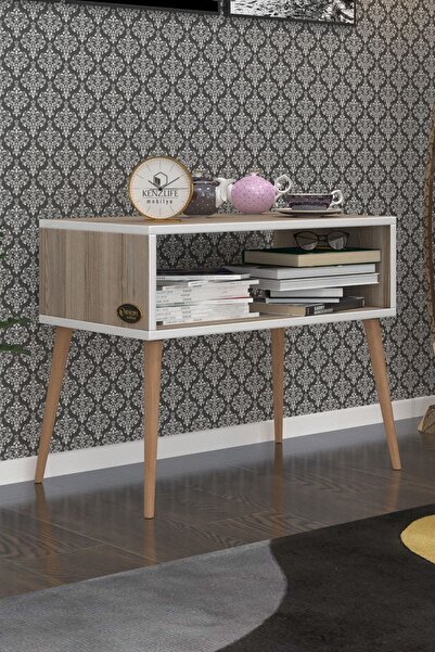 Kenzlife Komodin Dumrul Crd 57*70*39 Ahşap Ayaklı Komidin Kitaplık