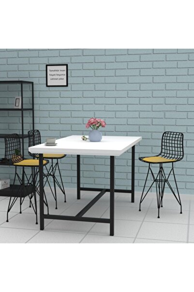 Kenzlife Knsz Ufak Boy Tel Bar Sandalyesi 1 Li Uslu Syhsrı 55 Cm Oturma Yükse...