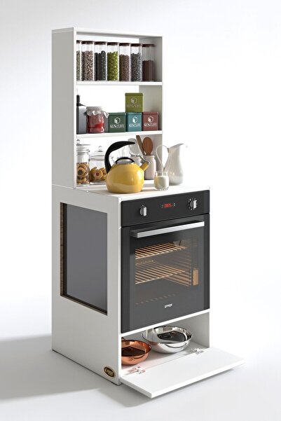 Kenzlife Ankastre Fırın Dolabı Hümeyra Byz 165*60*56 Mutfak Kapaklı