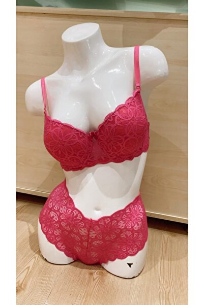 TuncayLea Kadın Dantelli Destekli Takım