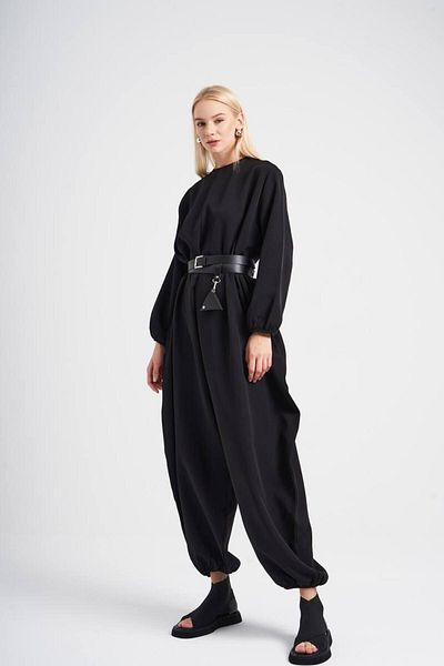 MONETA ANİTA M&a Desıng Special Edition Belted Oversize Jumpsuit