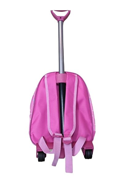 Gölge kemer cüzdan ve çanta Çekçekli Ve Tekerlekli Figürlü Anaokulu Çantası