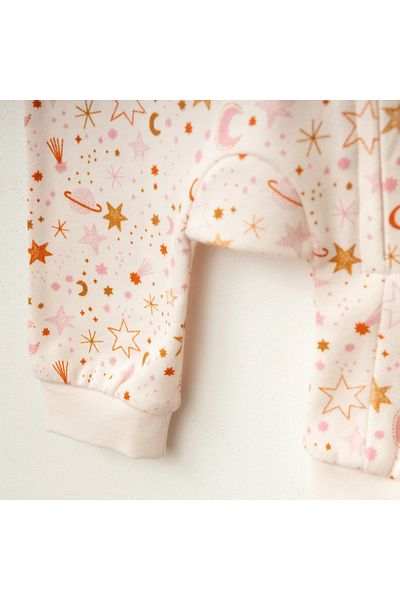 Crazy Baby Ribbed Sky Jumpsuit