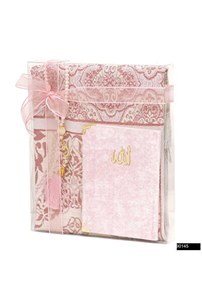 Furkan Neşriyat Lalezar 128 Sayfa Şamua Çanta Boy Kadife Yasin + Lüks Tafta S...