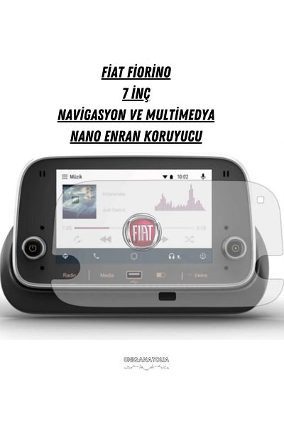 UniqAnatolia Fiat Fiorino 7 Inch Navigation and Digital Instrument Panel Compatible Nano Screen Protector