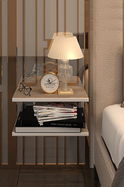 Kenzlife Komodin Guiseppe Crd Komidin 39*19 2 Parça Duvara Monte Askı Aparatlı (Mng)