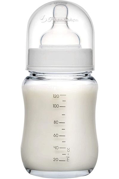 Paşabahçe 120ml Small Pacifier Glass Baby Bottle