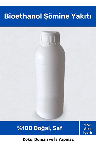 Pastimore %100 Doğal Saf Temiz Çevre Dostu Sıvı Koku Yapmayan Bioethanol Şömi...