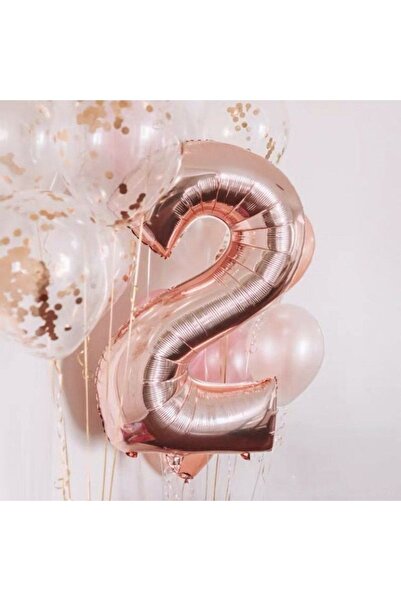 MFM Σετ μπαλόνια από αλουμινόχαρτο για πάρτι 2 ετών