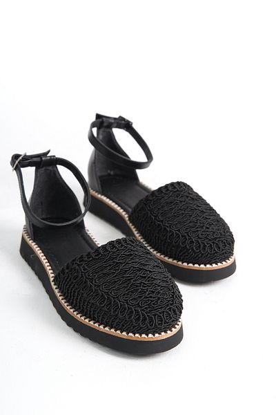 Shoesers Elegant Patterned Women's Ballerinas - Comfortable Sole and Ankle Strap Casual Shoes
