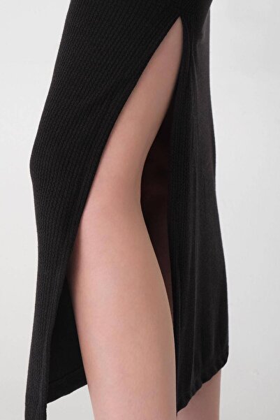 Addax Fustă creion de lungime midi - Talie elastică E8030 - asn75