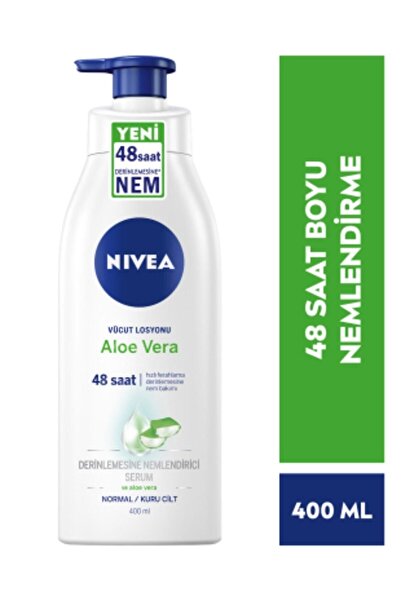 NIVEA Aloe Vera Vücut Losyonu Normal /kuru Ciltler,nemlendirici Serum Ile 48 ...