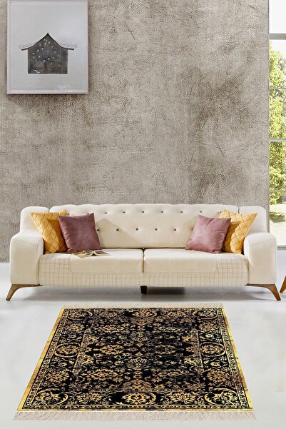 on the clouds Osmanlı Motifler Desenli Etnik Dijital Baskı Yıkanabilir Kaymaz...