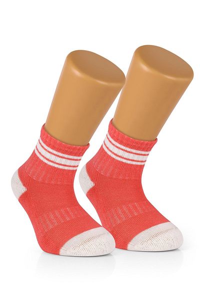 Ozzy Socks 4 чифта памучни детски раирани чорапи за момиченца