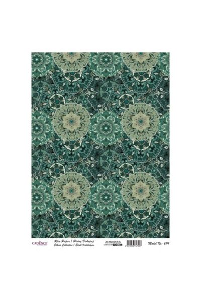 Cadence Model 674 - Brass Decoupage