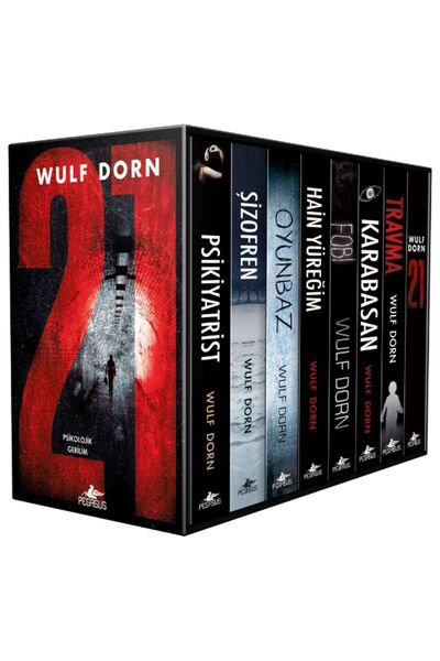 Pegasus Yayınları Wulf Dorn Psikolojik Gerilim Kutulu Özel Set 8 Kitap