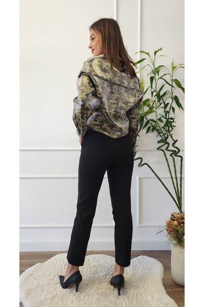 Ysatis Front Tie Satin Shirt