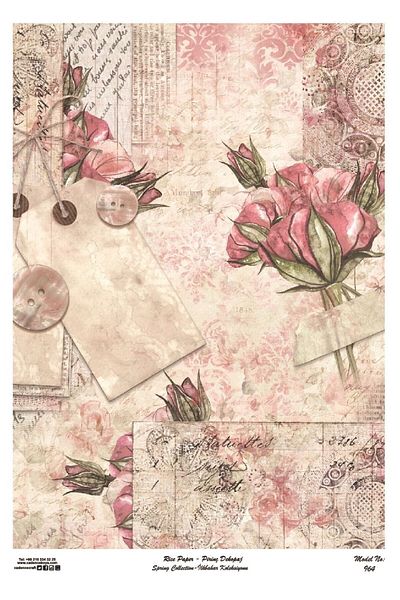 Cadence Rice Decoupage-964