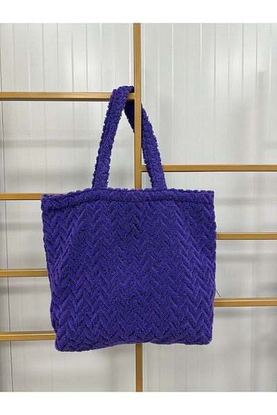 Gleam Atelier Плажна чанта от памучна хавлия 45*50 см