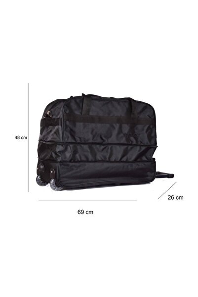 ESCAPE Orta Boy Valiz Tekerlekli Körüklü Yer Kaplamayan Tasarım 60cm