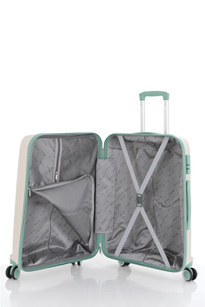 MÇS Mçs Polipropilen 3'lü Valiz Seti Orta & Kabin & Makyaj V376