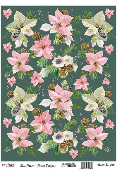 Cadence Rice Decoupage - Model 556