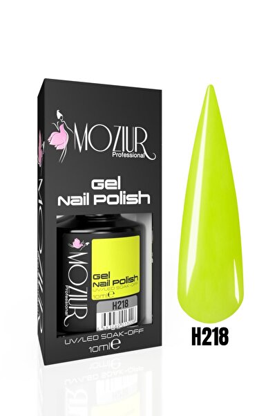 MOZIUR Kalıcı Oje Uv Led H218 (NEON RENK) 10ml