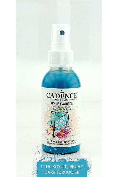 Cadence 1116 Koyu Turkuaz Sprey Kumaş Boyası
