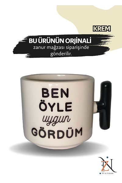 zanur So Suitable Ceramic Mug Cup - Slogan, Coffee Cup