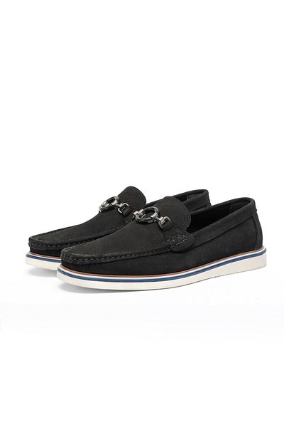 Ducavelli Men's Loafer - Genuine Leather Nubuck Casual Shoes by Modica